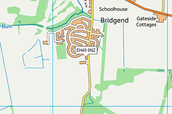 EH49 6NZ map - OS VectorMap District (Ordnance Survey)