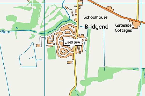 EH49 6PA map - OS VectorMap District (Ordnance Survey)