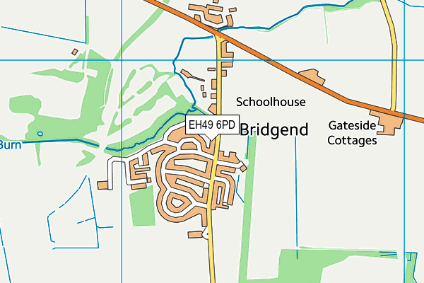 EH49 6PD map - OS VectorMap District (Ordnance Survey)