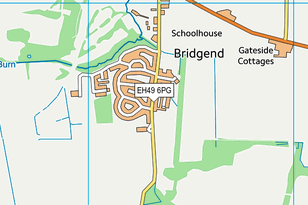 EH49 6PG map - OS VectorMap District (Ordnance Survey)