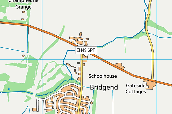 EH49 6PT map - OS VectorMap District (Ordnance Survey)