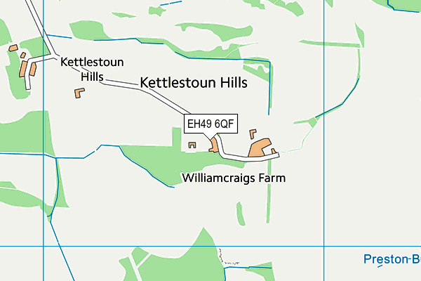 EH49 6QF map - OS VectorMap District (Ordnance Survey)