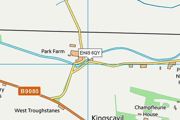 EH49 6QY map - OS VectorMap District (Ordnance Survey)