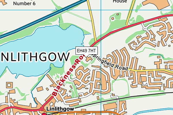 EH49 7HT map - OS VectorMap District (Ordnance Survey)