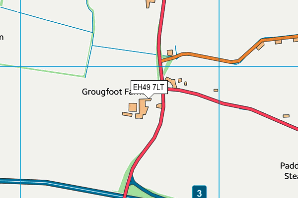 EH49 7LT map - OS VectorMap District (Ordnance Survey)