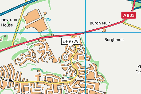 EH49 7LW map - OS VectorMap District (Ordnance Survey)