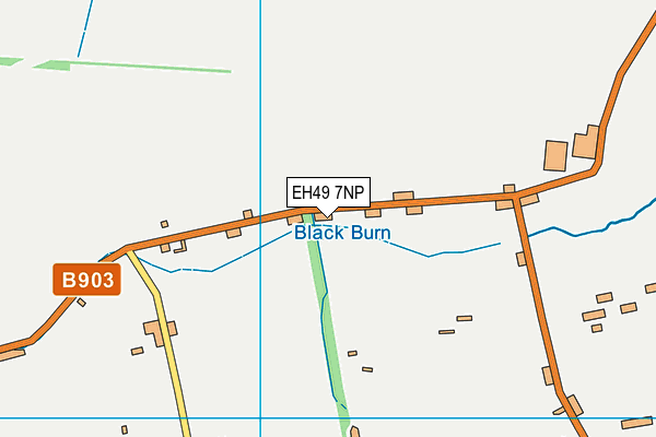 EH49 7NP map - OS VectorMap District (Ordnance Survey)