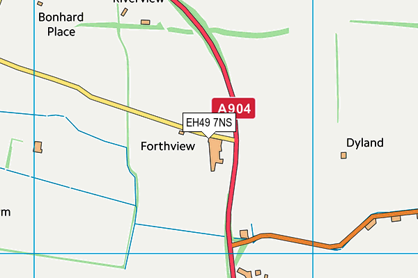 EH49 7NS map - OS VectorMap District (Ordnance Survey)