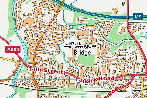 EH49 7PB map - OS VectorMap District (Ordnance Survey)