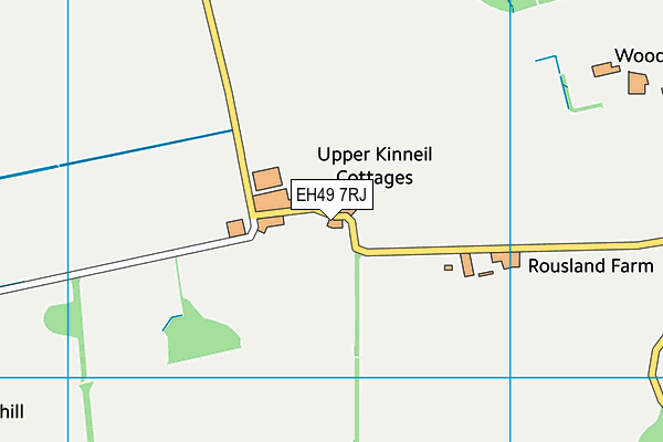 EH49 7RJ map - OS VectorMap District (Ordnance Survey)