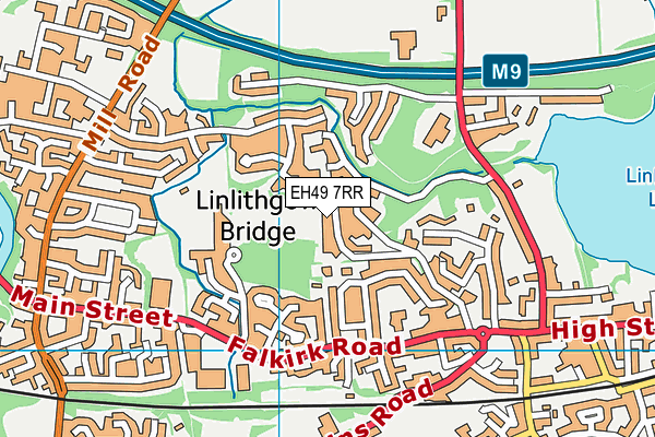 EH49 7RR map - OS VectorMap District (Ordnance Survey)