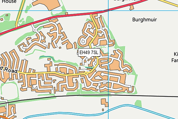 EH49 7SL map - OS VectorMap District (Ordnance Survey)