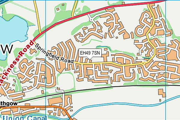 EH49 7SN map - OS VectorMap District (Ordnance Survey)