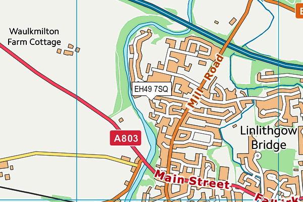 EH49 7SQ map - OS VectorMap District (Ordnance Survey)