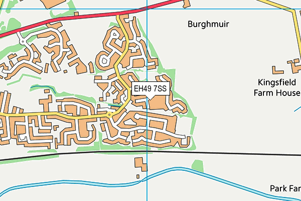 EH49 7SS map - OS VectorMap District (Ordnance Survey)