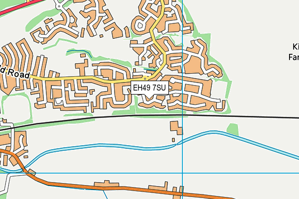 EH49 7SU map - OS VectorMap District (Ordnance Survey)