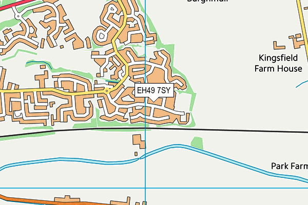 EH49 7SY map - OS VectorMap District (Ordnance Survey)