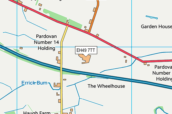 EH49 7TT map - OS VectorMap District (Ordnance Survey)