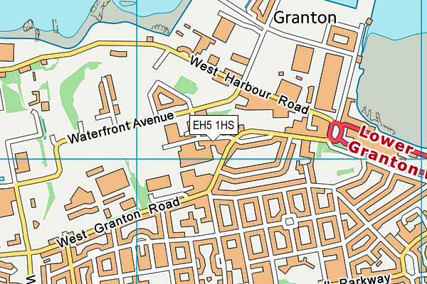 EH5 1HS map - OS VectorMap District (Ordnance Survey)