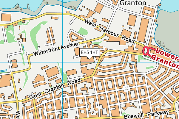 EH5 1HT map - OS VectorMap District (Ordnance Survey)