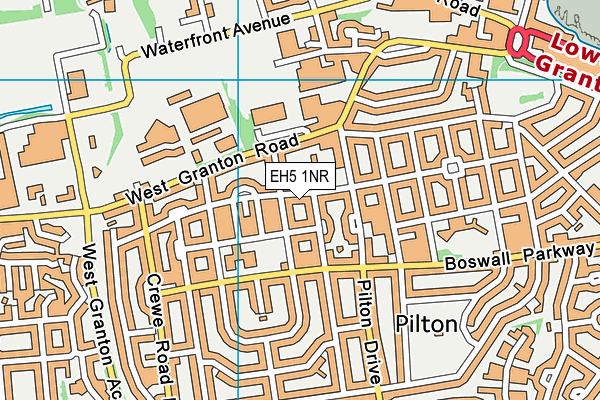 EH5 1NR map - OS VectorMap District (Ordnance Survey)