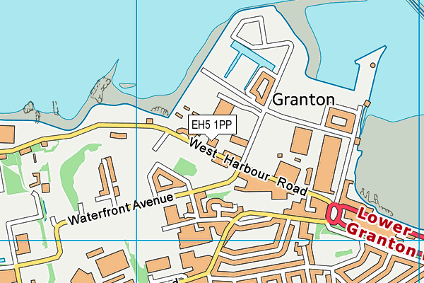 EH5 1PP map - OS VectorMap District (Ordnance Survey)