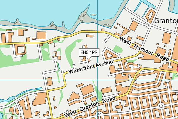 EH5 1PR map - OS VectorMap District (Ordnance Survey)