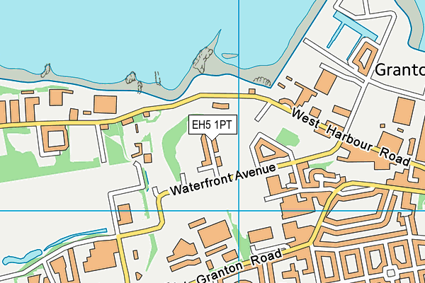 EH5 1PT map - OS VectorMap District (Ordnance Survey)