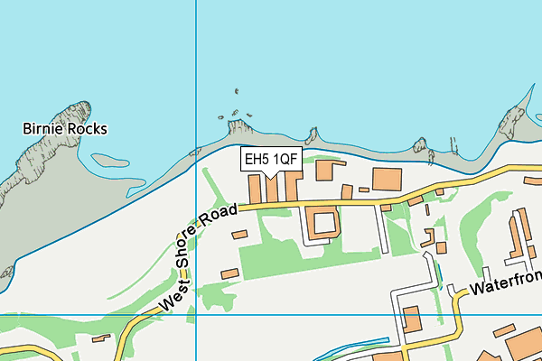 EH5 1QF map - OS VectorMap District (Ordnance Survey)