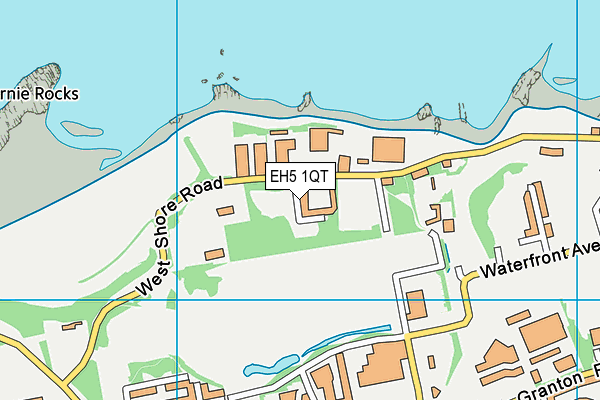 EH5 1QT map - OS VectorMap District (Ordnance Survey)