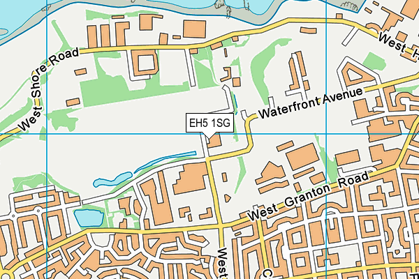 EH5 1SG map - OS VectorMap District (Ordnance Survey)