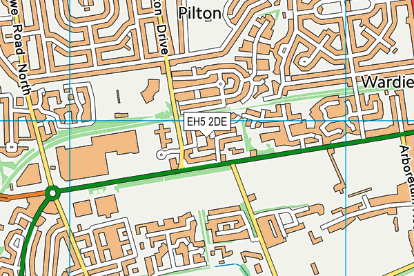 EH5 2DE map - OS VectorMap District (Ordnance Survey)