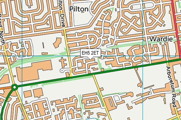 EH5 2ET map - OS VectorMap District (Ordnance Survey)