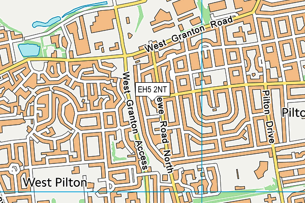 EH5 2NT map - OS VectorMap District (Ordnance Survey)
