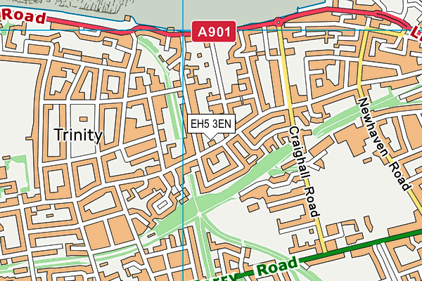 EH5 3EN map - OS VectorMap District (Ordnance Survey)