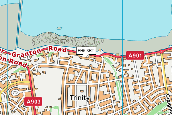 EH5 3RT map - OS VectorMap District (Ordnance Survey)