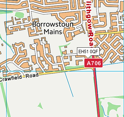 EH51 0QF map - OS VectorMap District (Ordnance Survey)