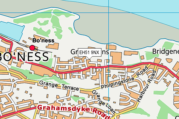 EH51 9NX map - OS VectorMap District (Ordnance Survey)