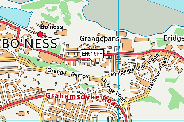 EH51 9PF map - OS VectorMap District (Ordnance Survey)