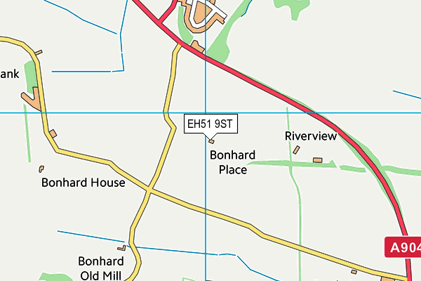 EH51 9ST map - OS VectorMap District (Ordnance Survey)