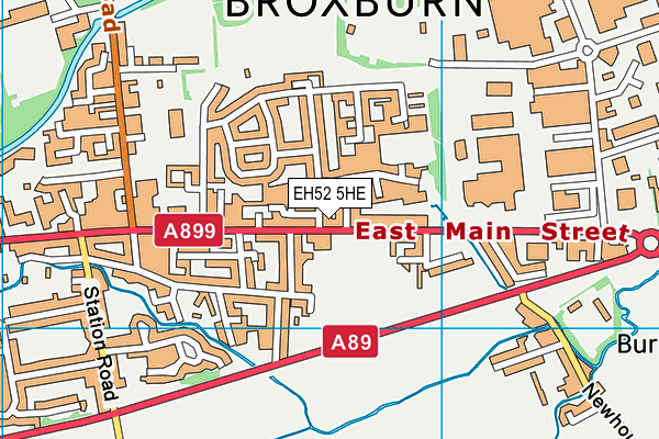 EH52 5HE map - OS VectorMap District (Ordnance Survey)