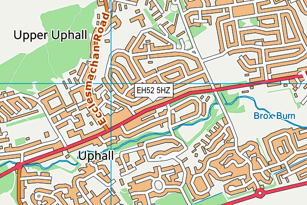 EH52 5HZ map - OS VectorMap District (Ordnance Survey)