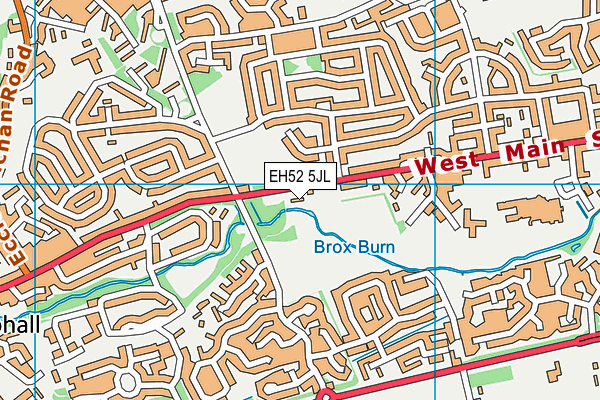 EH52 5JL map - OS VectorMap District (Ordnance Survey)