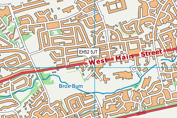 EH52 5JT map - OS VectorMap District (Ordnance Survey)