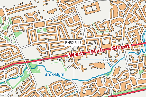 EH52 5JU map - OS VectorMap District (Ordnance Survey)