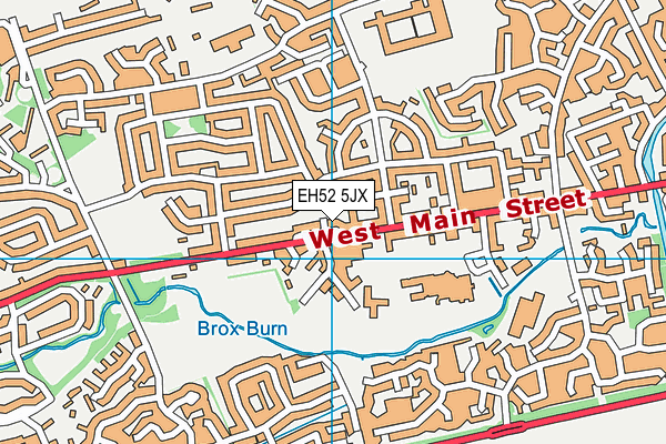 EH52 5JX map - OS VectorMap District (Ordnance Survey)