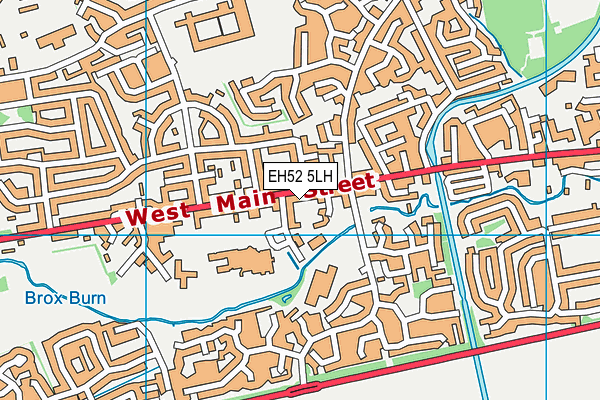 EH52 5LH map - OS VectorMap District (Ordnance Survey)