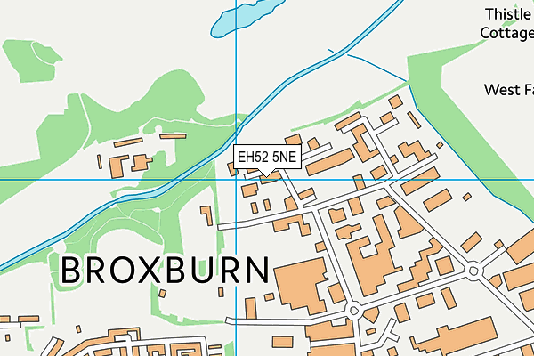 Map of DBM (BROXBURN) LIMITED at district scale