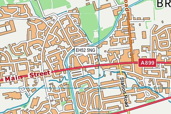 EH52 5NG map - OS VectorMap District (Ordnance Survey)