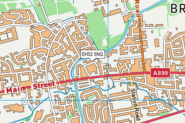 EH52 5NQ map - OS VectorMap District (Ordnance Survey)